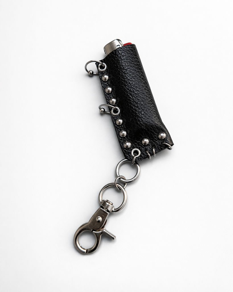 Pierced noir lighter case