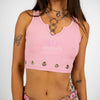 Pink Disco Aphrodisiac Embroidered Tank