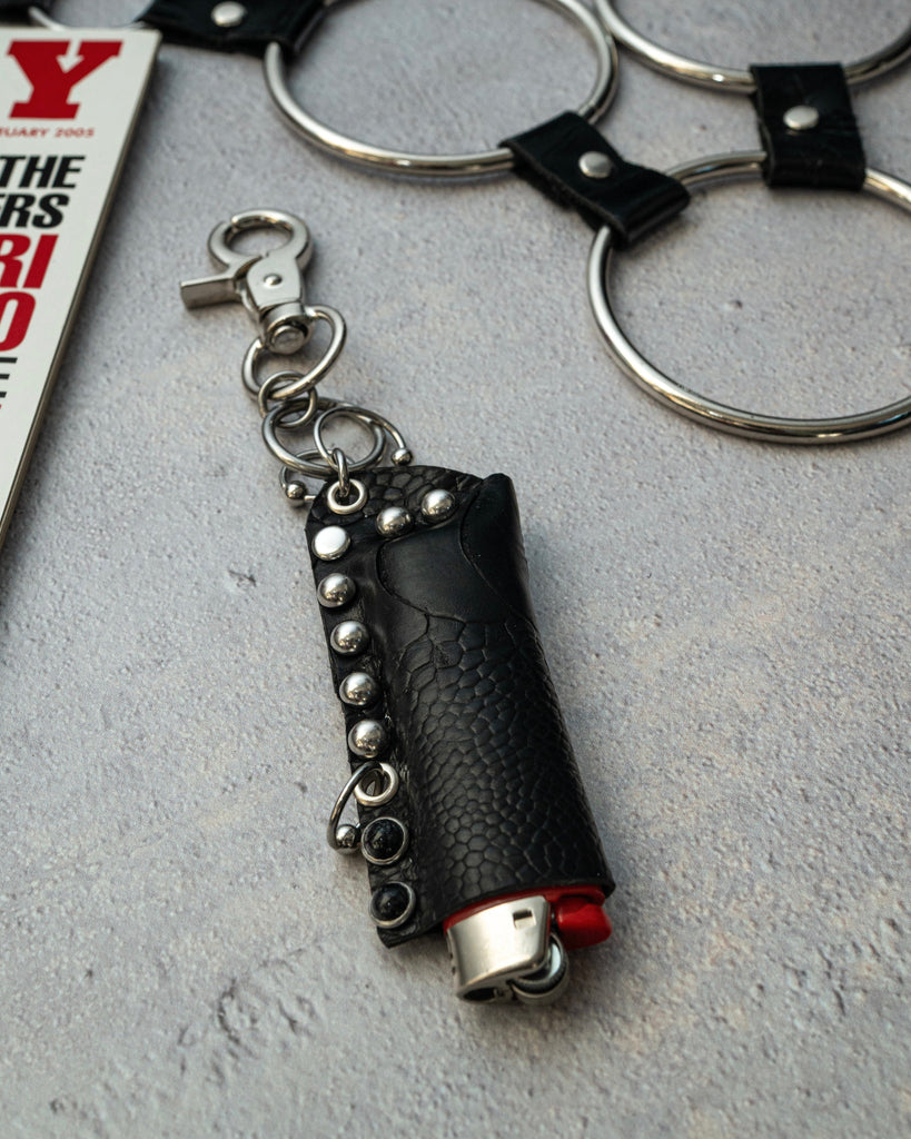 Black onyx lighter charm