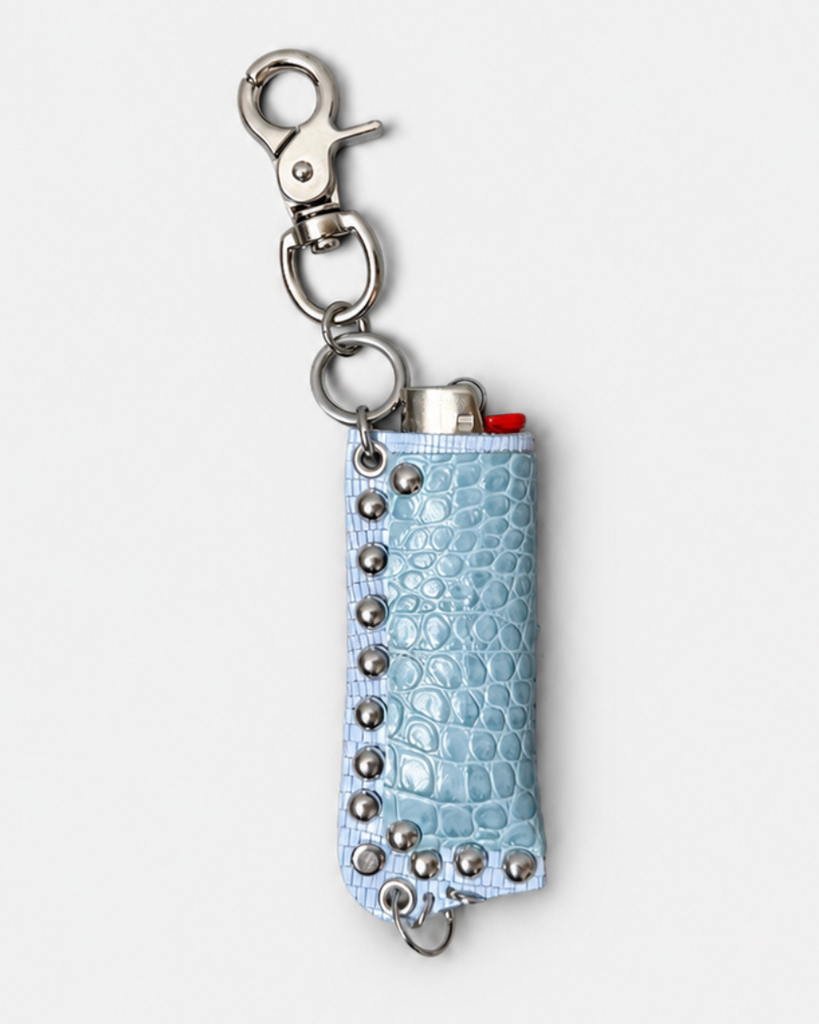Baby blue croc lighter case