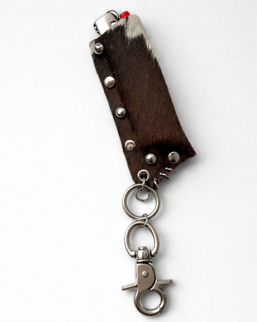 Brown cow lighter case