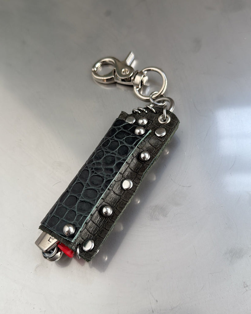 Forest green lighter charm