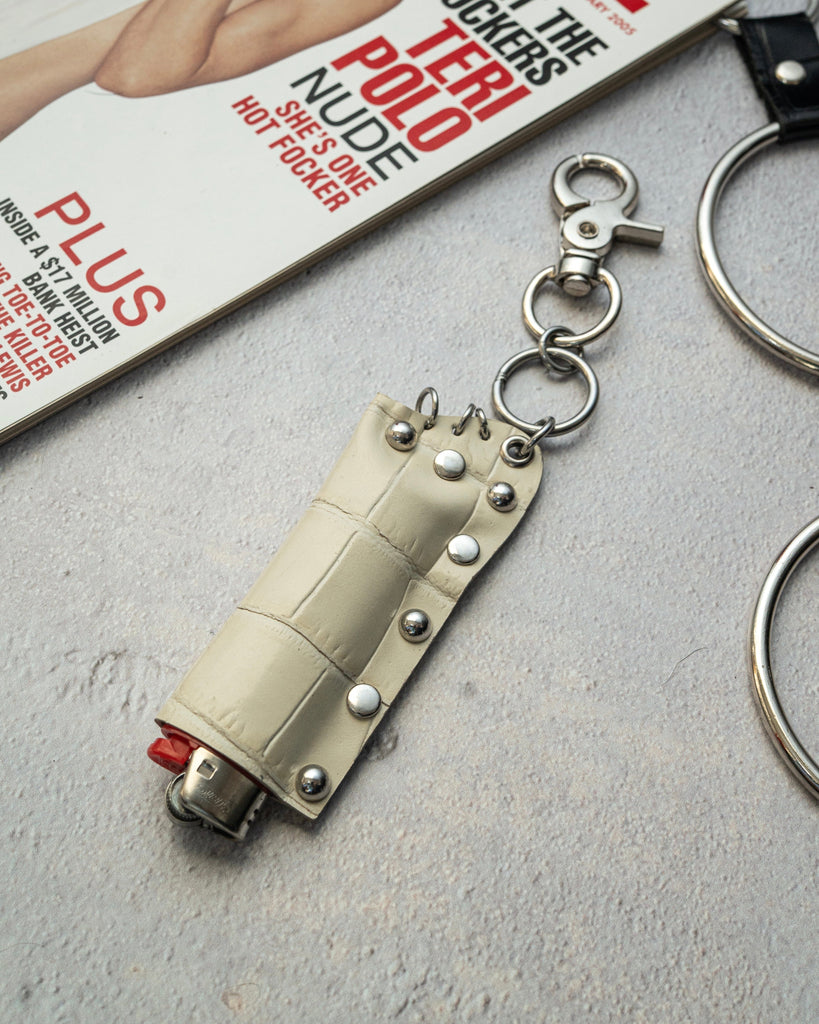 Bone Leather Lighter Charm