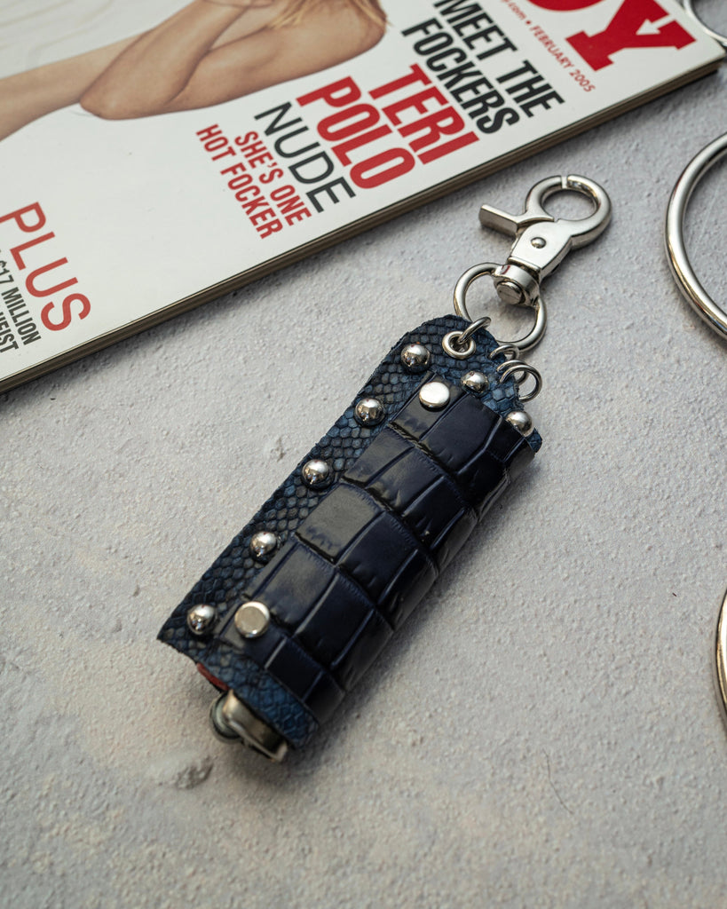 Midnight Snakeskin lighter charm
