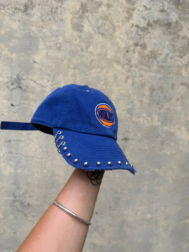 Studded custom Knicks cap