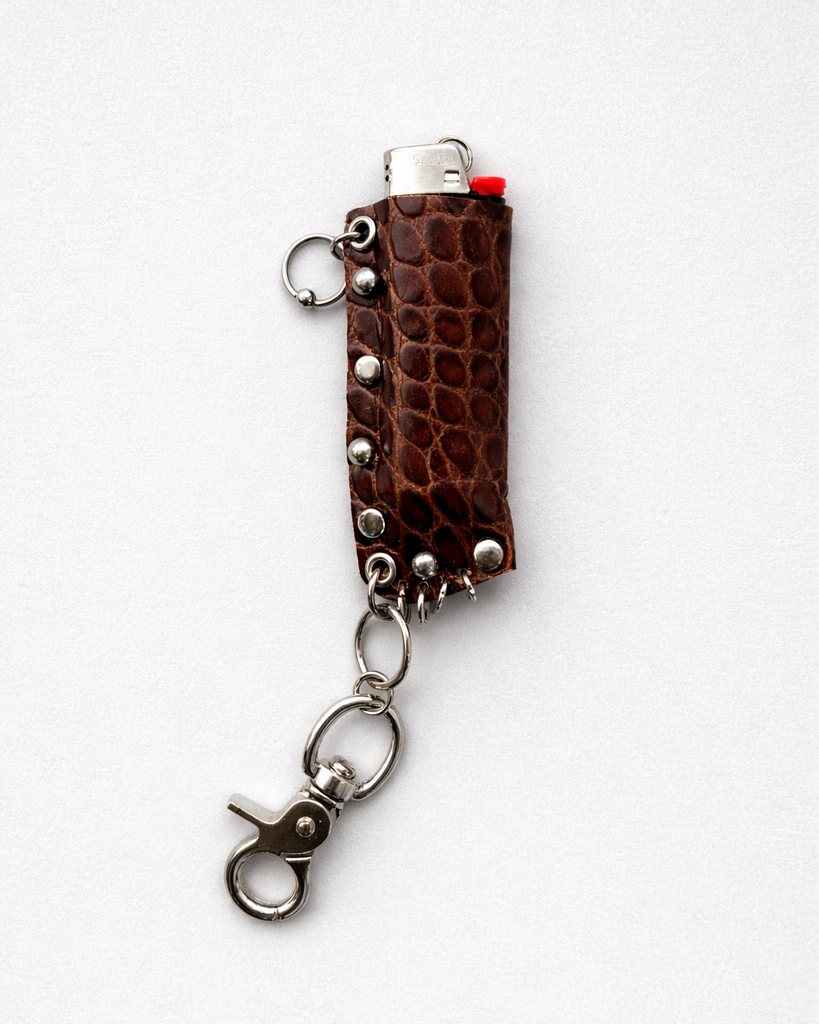 Dark chocolate croc lighter case