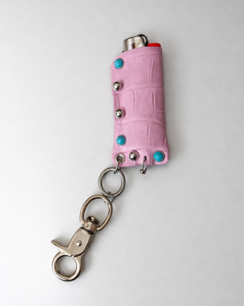 Strawberry Suede Lighter Case