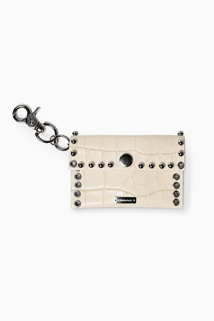 Ivory Leather Card Holder