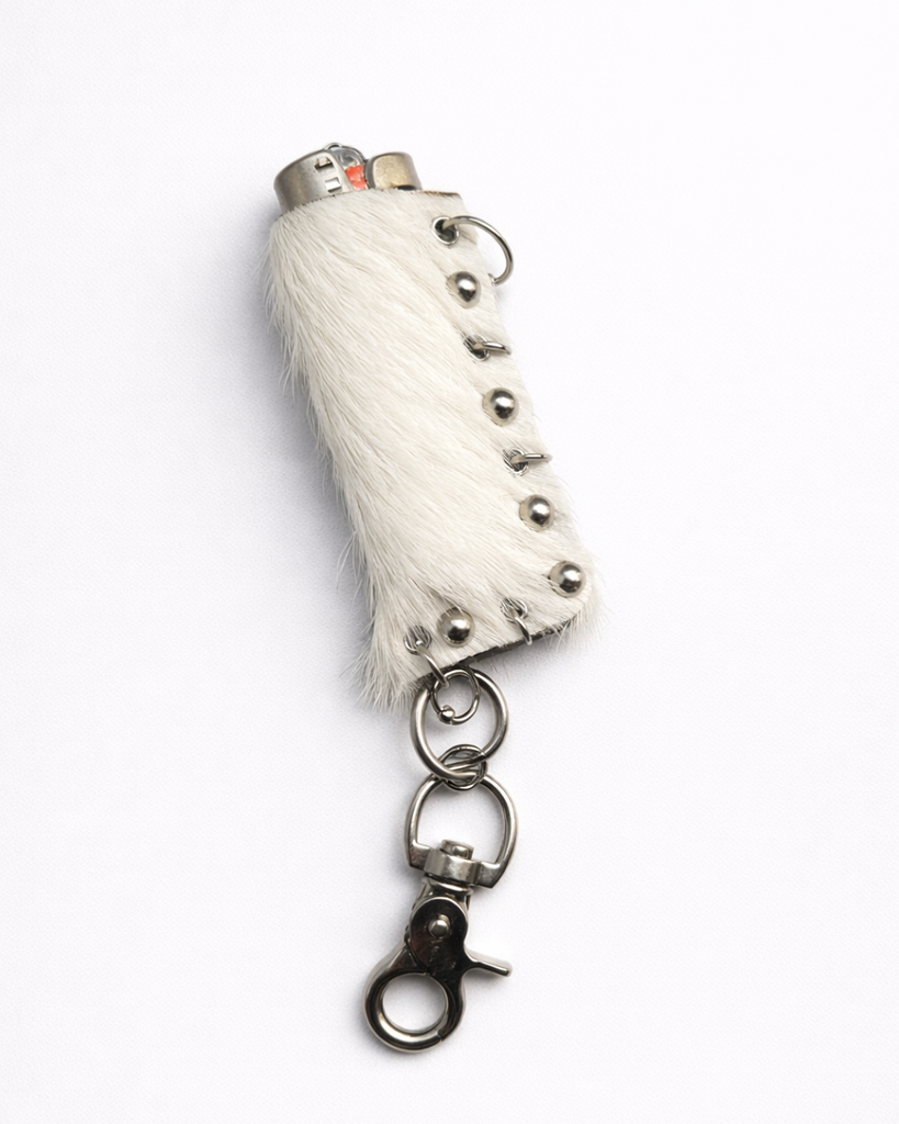 Albino cow lighter case