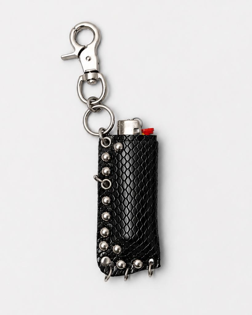 Black noir python lighter case